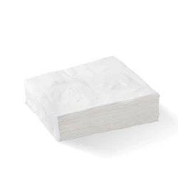 1-Ply 1/4 Fold Natural Lunch Napkin White