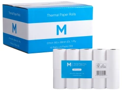 Thermal Paper Roll - White - 57 x 38