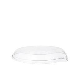 RPET Dome Noodle Sugarcane Bowl Lid - 24/32/40oz