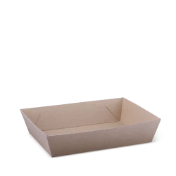 Kraft Corrugated Tray No 3 - brown