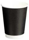 Double Wall Paper Cups Black - 12oz